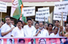 Mangaluru : Congress protests against  hate politics of BJP Govt